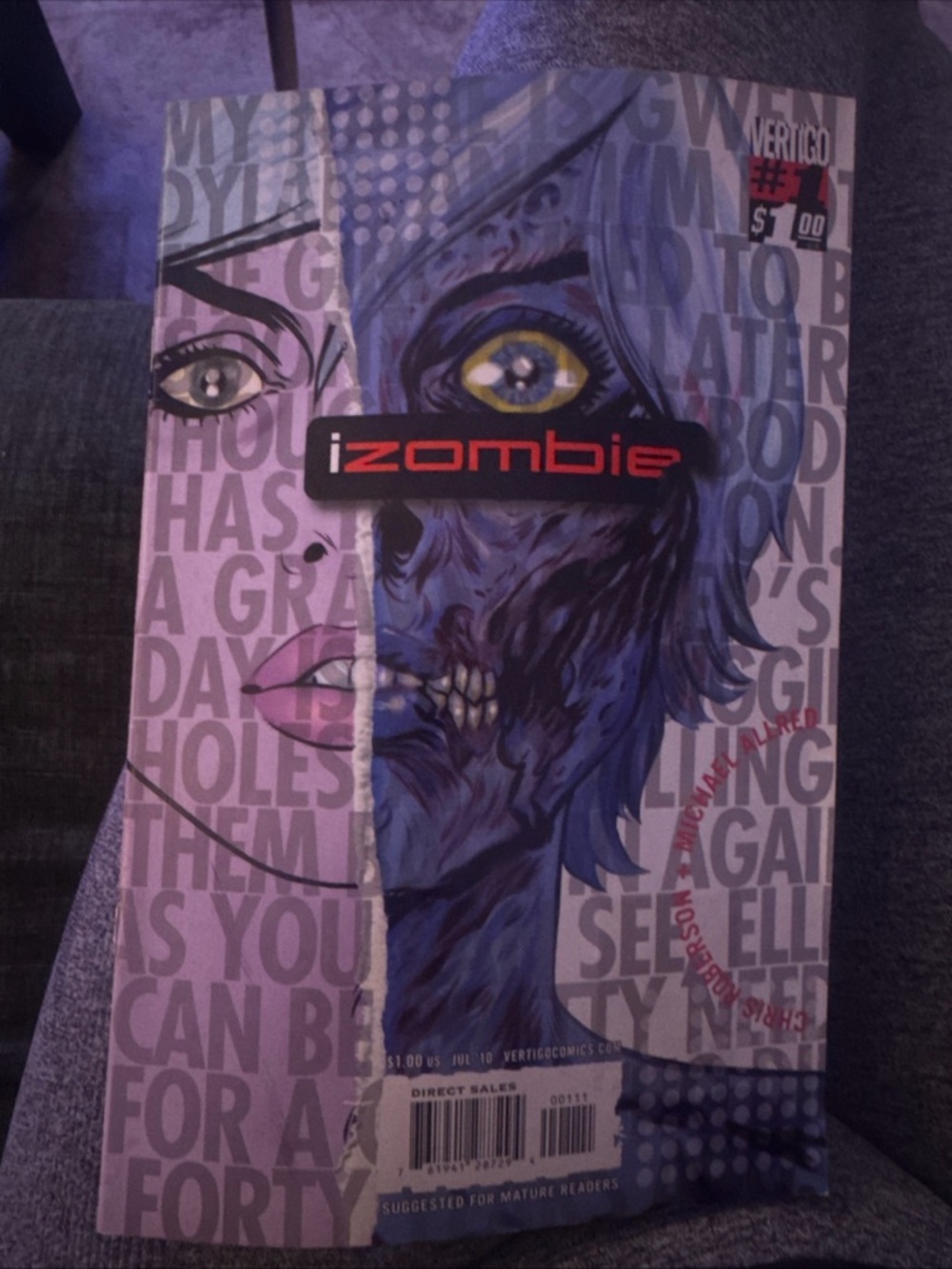 IZombie Vintage Comic Book